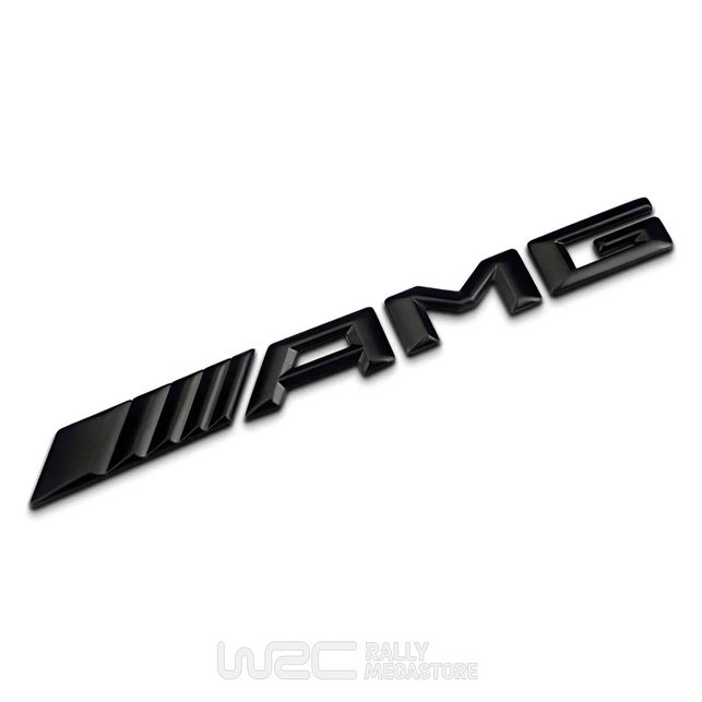 EMBLEME LOGO AUTOCOLLANT AMG NOIR POUR MERCEDES
